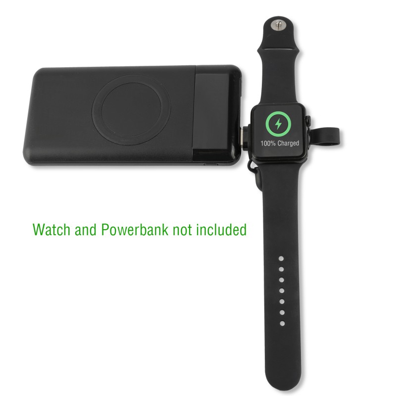 Αντάπτορας Ασύρματης Φόρτισης 4smarts Inductive Qi Wirelles Charging Adapter for Apple Watch Series 1/2/3/4 Black (4S462279)