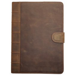 Θήκη Book Just-In Handmade Genuine Leather Apple iPad Air 3 10.5" (2019)/iPad Pro 10.5\'\' (2017) Brown