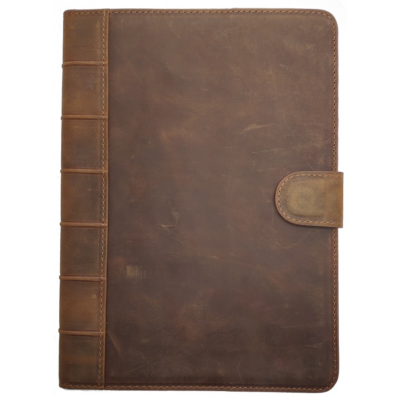 Θήκη Book Just-In Handmade Genuine Leather Apple iPad Air 3 10.5" (2019)/iPad Pro 10.5\'\' (2017) Brown