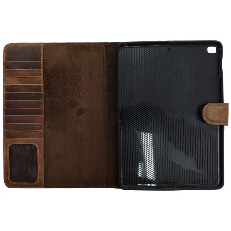 Θήκη Book Just-In Handmade Genuine Leather Apple iPad Air 3 10.5" (2019)/iPad Pro 10.5\'\' (2017) Brown