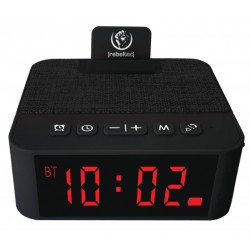 Φορητό Ηχείο Bluetooth Rebeltec SoundClock 120 Ρολόι,FM Radio,SD Card Black