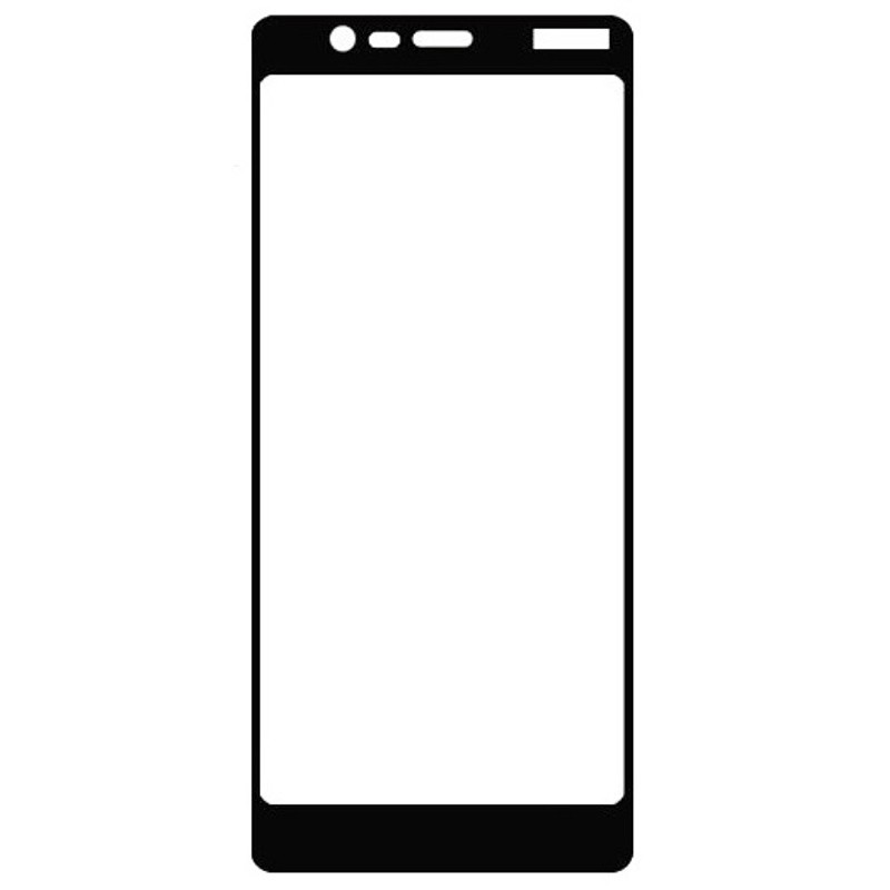 Γυαλί Προστασίας Nokia 5.1 5D Full Glue Tempered Glass 9H Full Screen Cover AntiCrash / AntiShock  Black