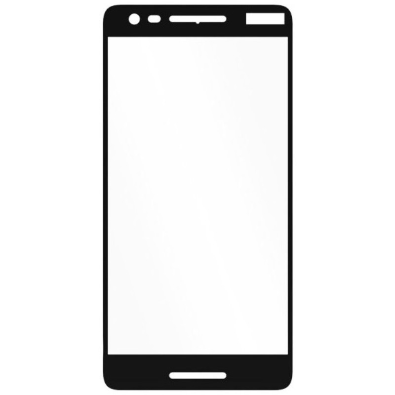 Γυαλί Προστασίας Nokia 2.1 5D Full Glue Tempered Glass 9H Full Screen Cover AntiCrash / AntiShock  Black