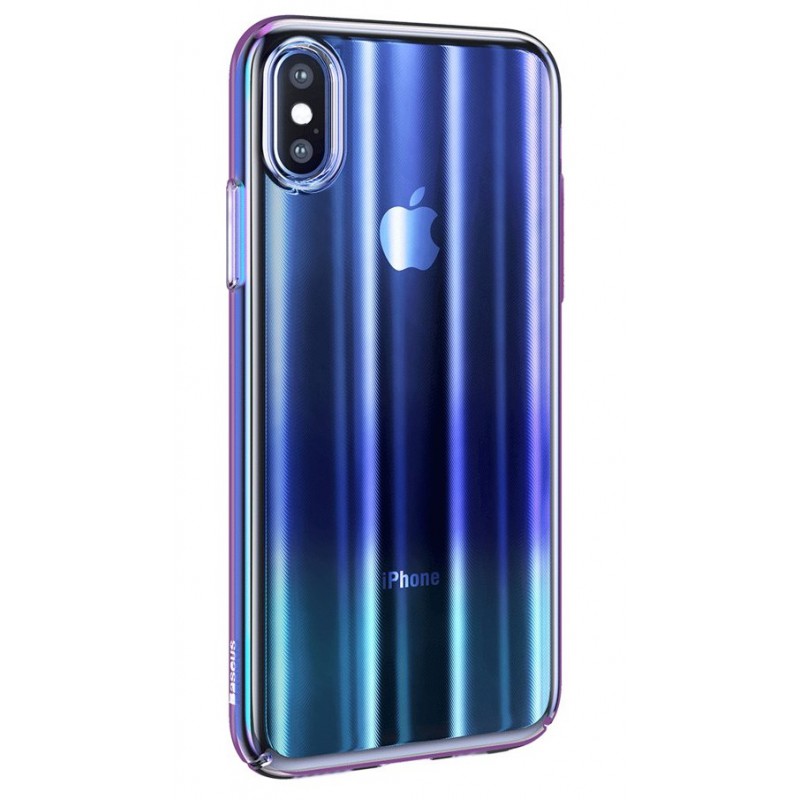 Θήκη Baseus Aurora Apple iPhone X/Xs Blue (WIAPIPH58-JG03)