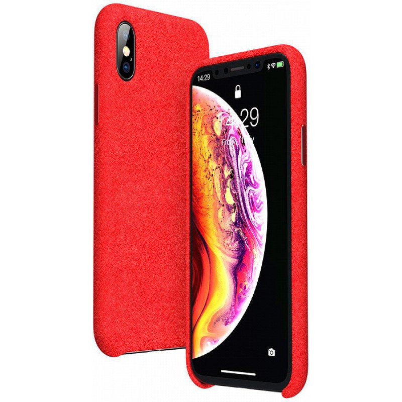Θήκη Baseus Original Super Fiber Apple iPhone Xs Max Red (WIAPIPH65-YP09)