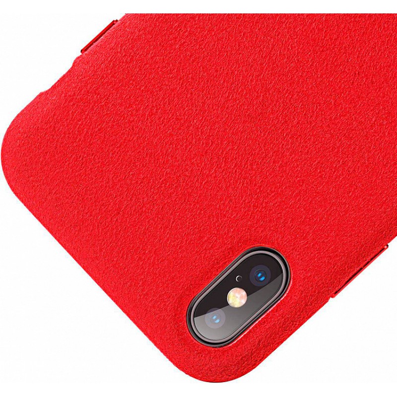 Θήκη Baseus Original Super Fiber Apple iPhone Xs Max Red (WIAPIPH65-YP09)