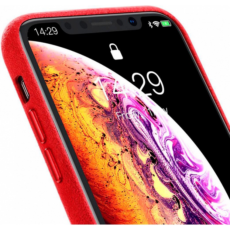 Θήκη Baseus Original Super Fiber Apple iPhone Xs Max Red (WIAPIPH65-YP09)