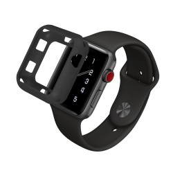 Θήκη TPU Apple Watch 4/5 (40mm) Frosted Protective Cover Black