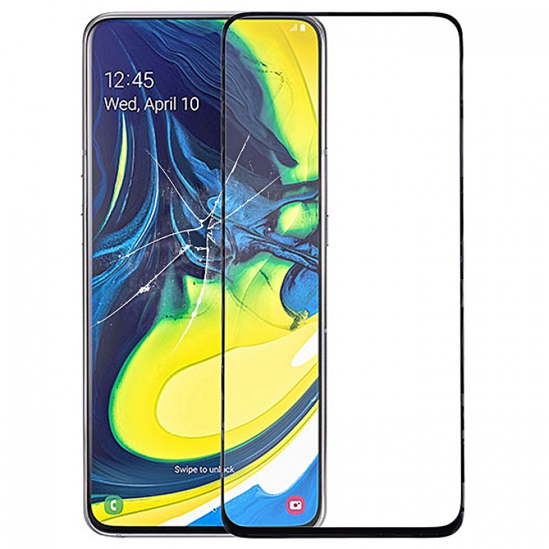 Γυαλί Προστασίας Samsung Galaxy A80 SM-A805/A90 SM-A905 3D Full Glue Tempered Glass 9H Full Screen Cover AntiCrash / AntiShock  Black