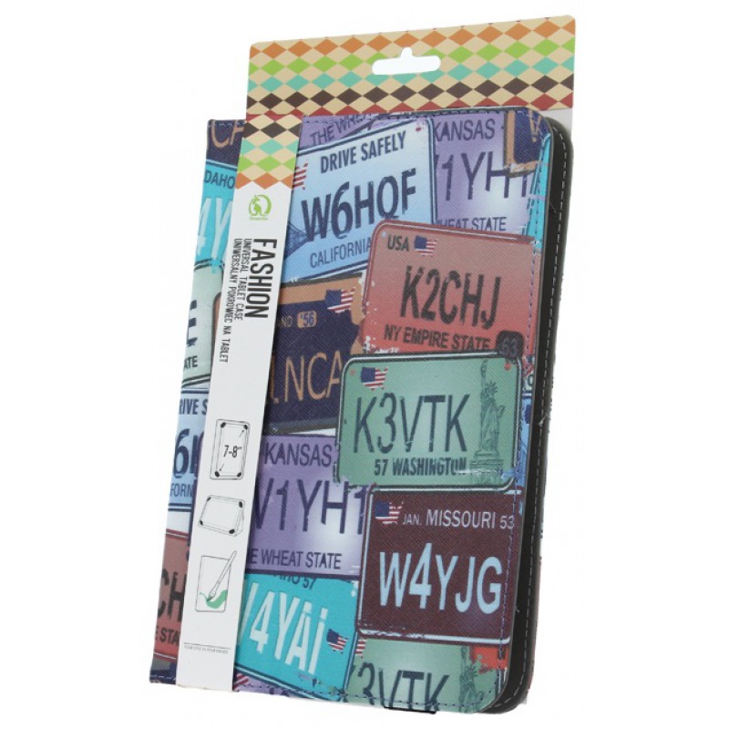 Θήκη Book Number Plate Universal για Tablets 7-8"