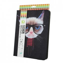 Θήκη Book Oldscool Cat Universal για Tablets 7-8"