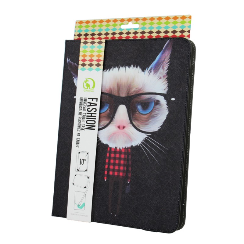Θήκη Book Oldscool Cat Universal για Tablets 7-8"