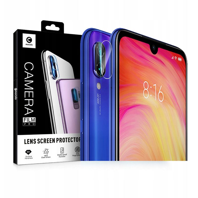 Γυαλί Προστασίας MOCOLO TG+ Camera Lens Xiaomi Redmi Note 7/Note 7 Pro Full Cover Tempered Glass 9H AntiCrash / AntiShock 