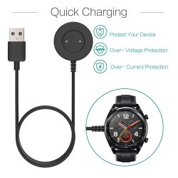 Ασύρματος Φορτιστής Honor Watch Magic 2/Huawei Watch GT/GT2e/GT 2/Watch Dream Qi Wireless Charging Pad Black