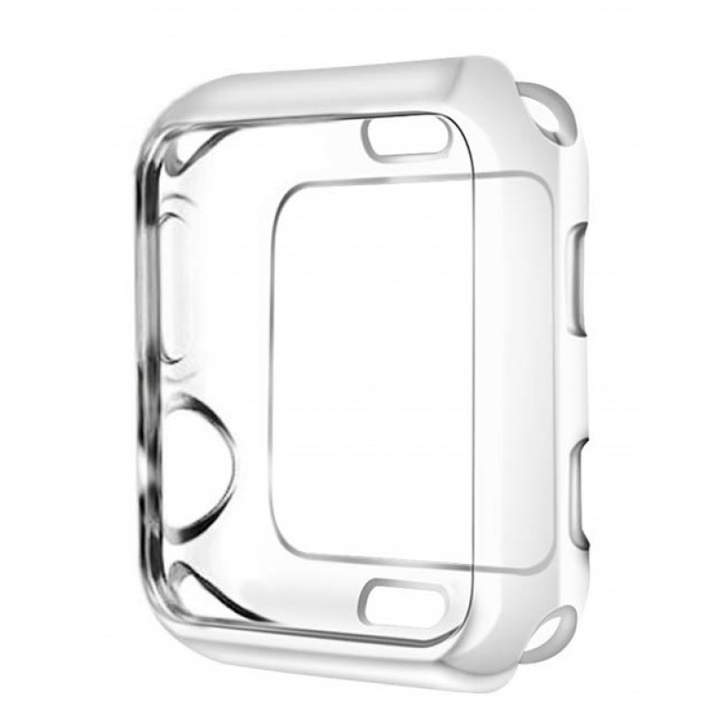 Θήκη TPU Protective Cover Apple Watch 1/2/3/4 (44mm) Silicone Clear