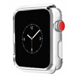Θήκη TPU Protective Cover Apple Watch 1/2/3/4 (44mm) Silicone Clear
