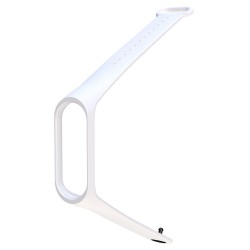Ανταλλακτικό λουράκι Xiaomi Mi Band 5/6 Smooth Silicone White 