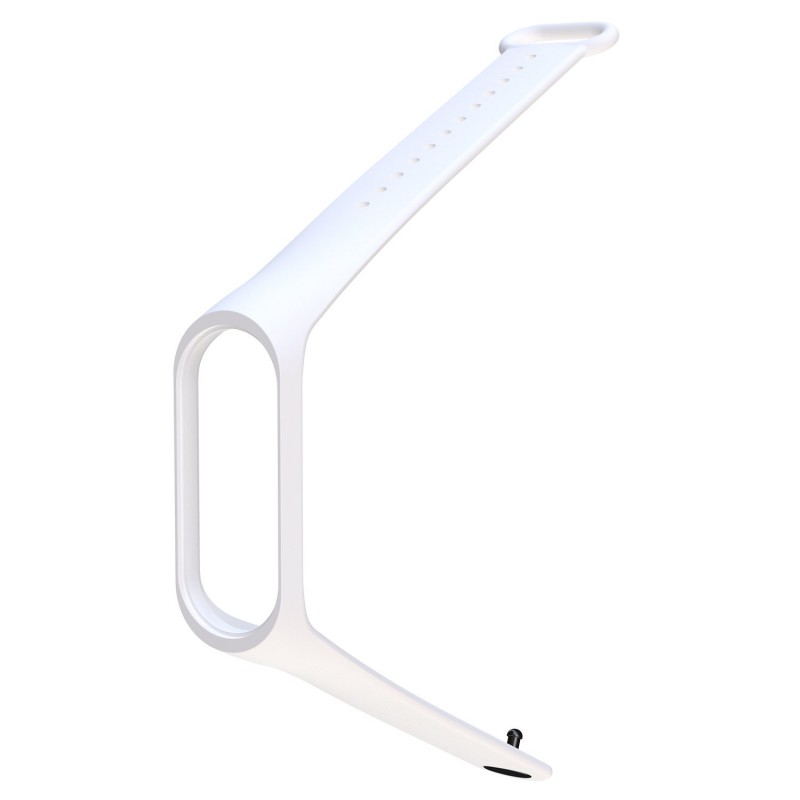 Ανταλλακτικό λουράκι Xiaomi Mi Band 5/6 Smooth Silicone White 
