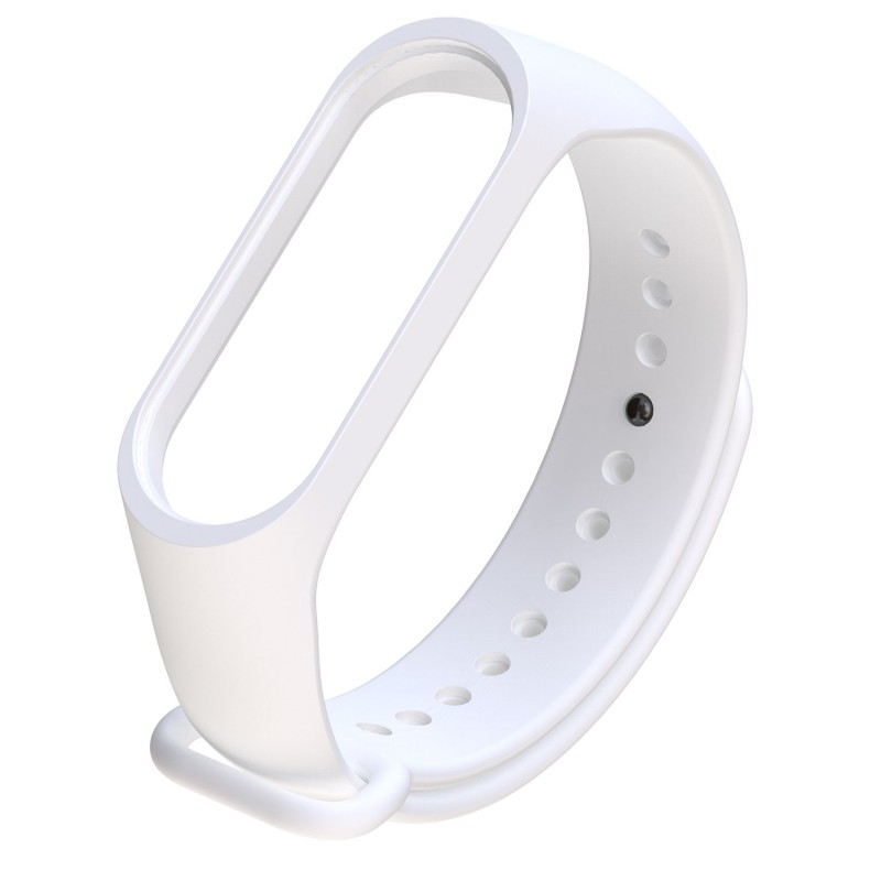 Ανταλλακτικό λουράκι Xiaomi Mi Band 5/6 Smooth Silicone White 