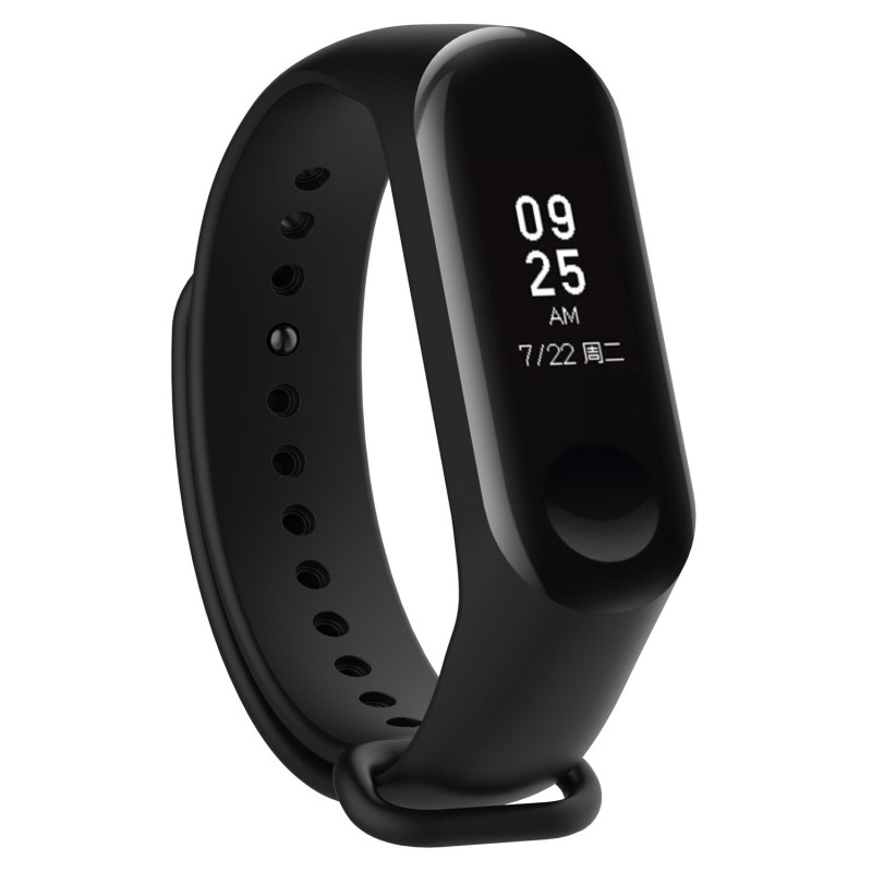 Ανταλλακτικό λουράκι Xiaomi Mi Band 3/Mi Band 4 Smooth Silicone Black 