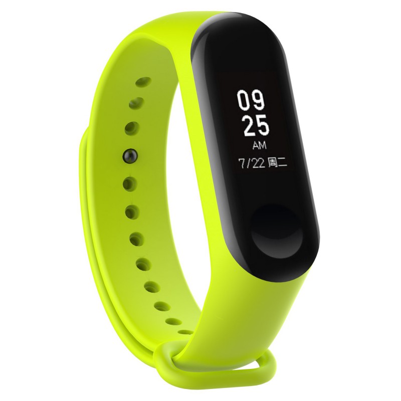 Ανταλλακτικό λουράκι Xiaomi Mi Band 3/Mi Band 4 Smooth Silicone Green