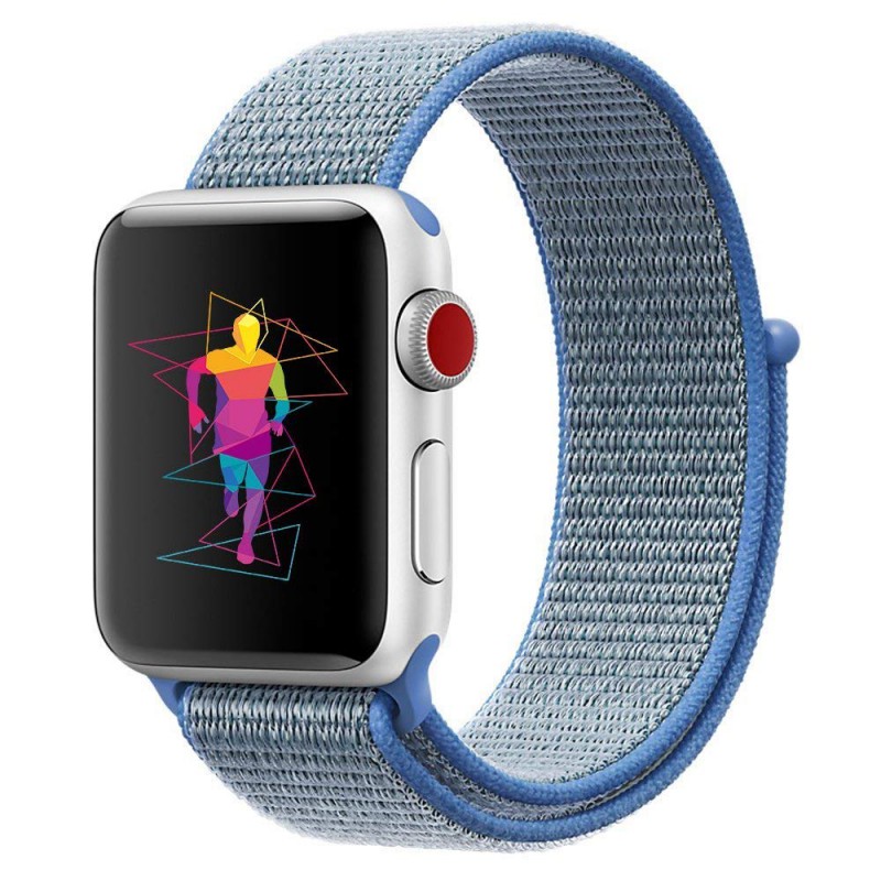 Ανταλλακτικό λουράκι QuickFit Nylon  Apple Watch 1/2/3/4/5/6/SE/7 (38/40/41mm) Tahoe Blue