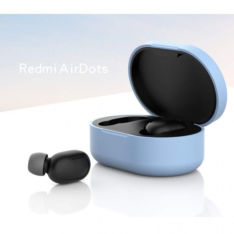 Θήκη Xiaomi Redmi Airdots Silicone Protective Cover Light Blue OEM