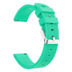 Ανταλλακτικό λουράκι QuickFit Silicone Strap Official Type Mint για Samsung Galaxy Watch5 (40mm & 42mm)/xyWatch4 (40mm & 44mm)/ Watch4 Classic (42mm & 46mm)/ Watch3(41mm)/Active 2(40/44mm)/Amazfit GTS 3 (43mm)/GTR(42mm) (20mm)