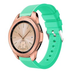 Ανταλλακτικό λουράκι QuickFit Silicone Strap Official Type Mint για Samsung Galaxy Watch5 (40mm & 42mm)/xyWatch4 (40mm & 44mm)/ Watch4 Classic (42mm & 46mm)/ Watch3(41mm)/Active 2(40/44mm)/Amazfit GTS 3 (43mm)/GTR(42mm) (20mm)