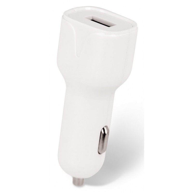Φορτιστής Αυτοκινήτου Setty Car Charger 2.4A με Καλώδιο Apple Lightning White