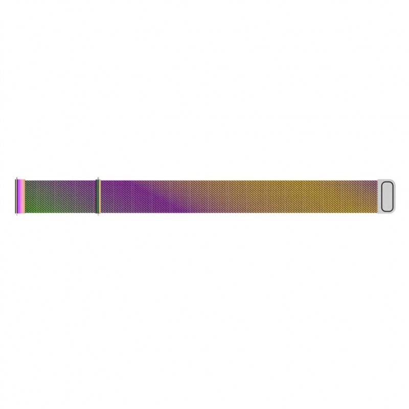 Ανταλλακτικό λουράκι QuickFit Milanese Band Holographic Rainbow για Samsung Galaxy Watch3(45mm)/Watch(46mm)/Huawei Watch 3 (46mm)/ Watch 3 Pro (48mm)/GT 2/Pro/Honor GS Pro/Amazfit GTR 3 (46mm)/GTR 3 Pro/GTR(47mm)/ Stratos 3(48mm) (22mm)