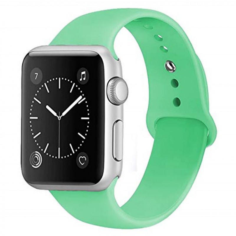 Ανταλλακτικό λουράκι QuickFit  iWatch Apple Watch 1/2/3/4/5/6/SE/7/8 (42/44/45/49mm) Smoothband Hot Mint