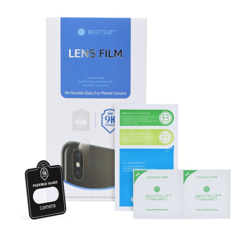 Γυαλί Προστασίας BestSuit Nano Flexible Camera Lens Samsung Galaxy S9+ Plus G955 Full Cover Tempered Glass 9H AntiCrash / AntiShock 