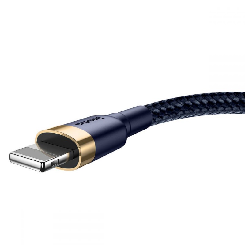 Καλώδιο Data Baseus Cafule Series CALKLF-CV3 USB A to Lightning 2m Blue/Gold