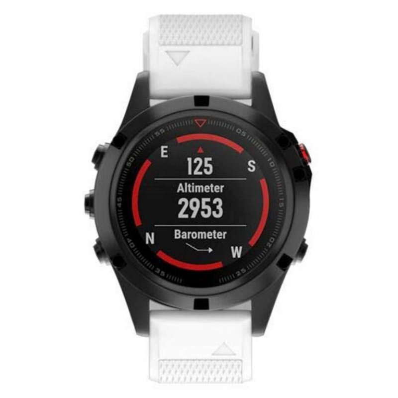 Ανταλλακτικό λουράκι QuickFit Garmin Fenix 5/5 Plus/6/6 Pro/7/Forerunner 945/935 Sportband Grid Texture White (22mm) 
