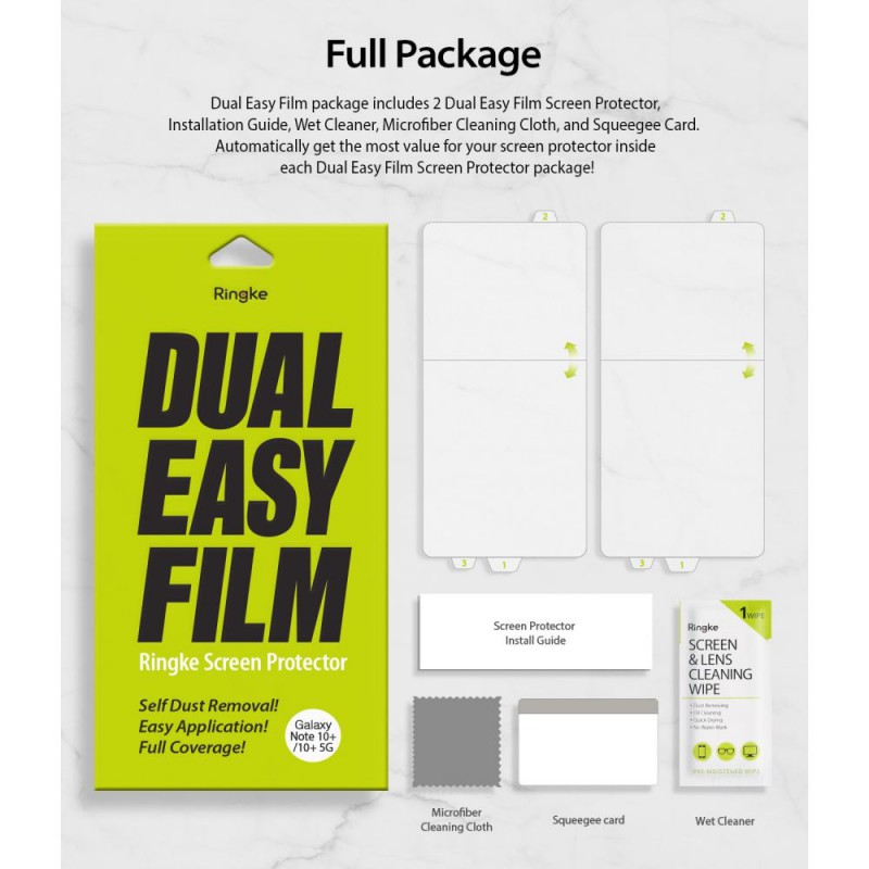 Μεμβράνη Προστασίας Ringke Dual Easy Samsung Galaxy S24 Ultra 5G S928 (2 τμχ) Μεμβράνη Προστασίας Ringke Dual Easy Samsung Galaxy S24 Ultra 5G S928 (2 τμχ)