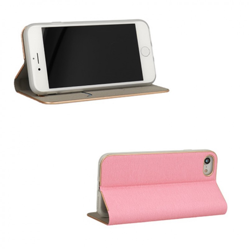 Θήκη Vennus Frame Book Apple iPhone Xs Max Pink