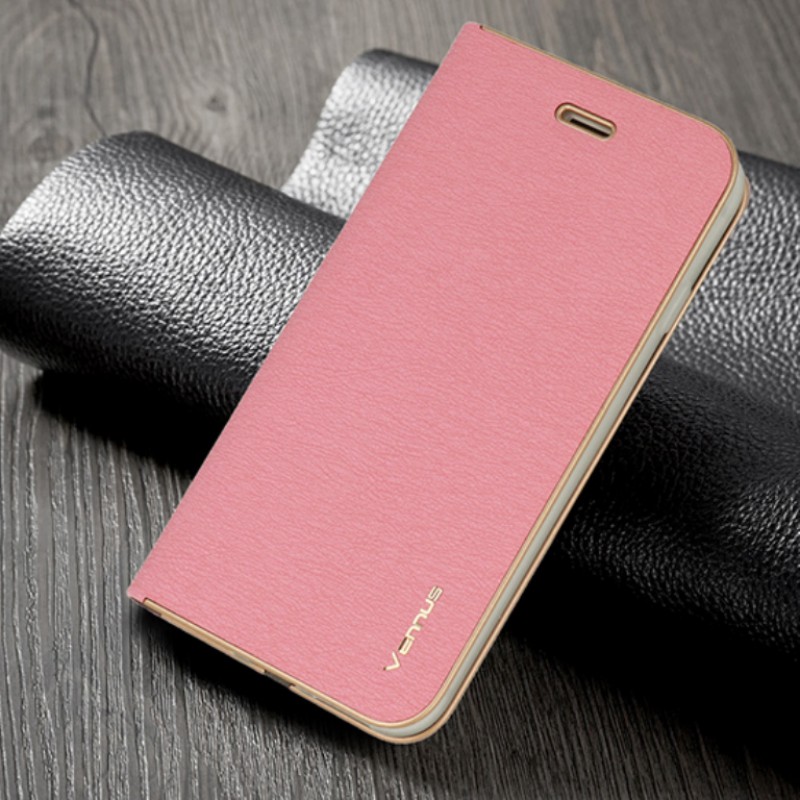 Θήκη Vennus Frame Book Apple iPhone Xs Max Pink