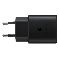 Φορτιστής Ταξιδιού Samsung Wall Adapter EP-TA800XBE & Type-C Cable EP-DA705BBE 25W Fast Charge Black (Original Bulk)