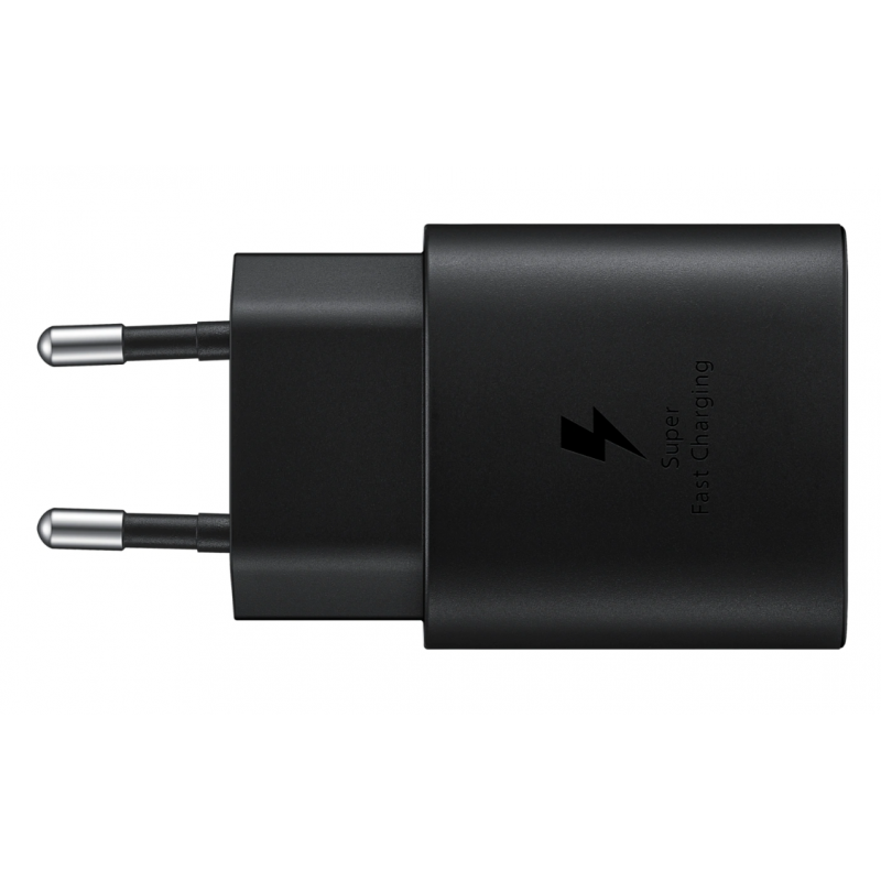 Φορτιστής Ταξιδιού Samsung Wall Adapter EP-TA800XBE & Type-C Cable EP-DA705BBE 25W Fast Charge Black (Original Bulk)