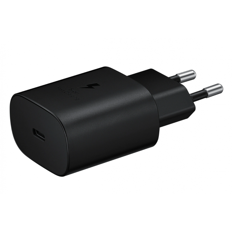 Φορτιστής Ταξιδιού Samsung Wall Adapter EP-TA800XBE & Type-C Cable EP-DA705BBE 25W Fast Charge Black (Original Bulk)