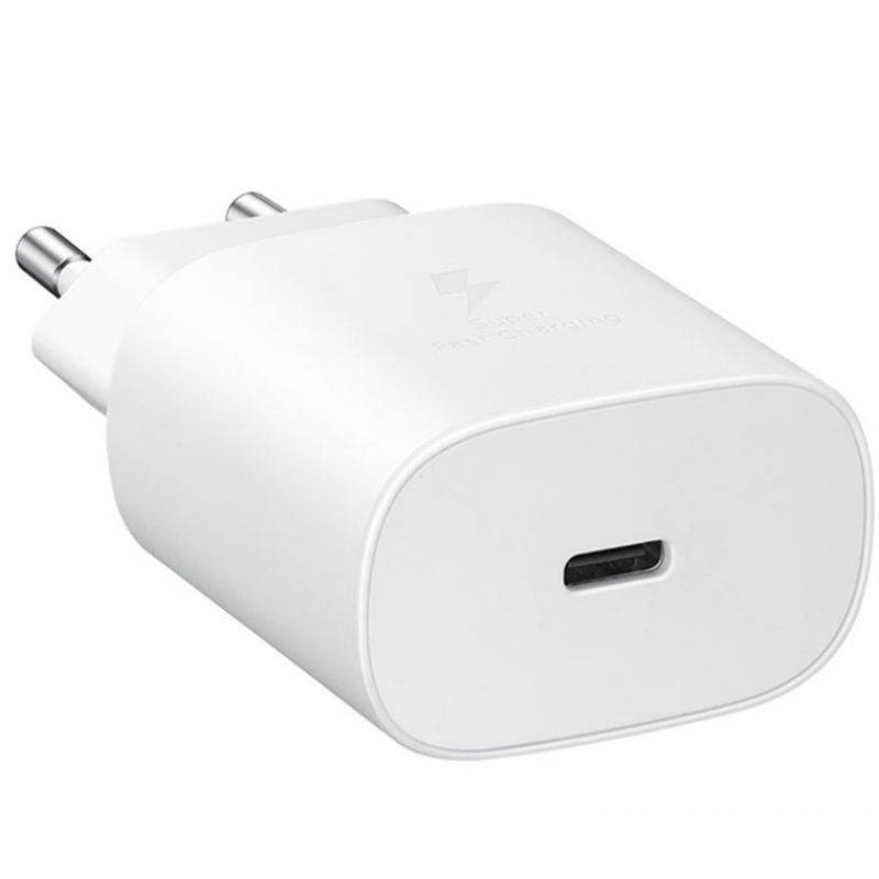 Φορτιστής Ταξιδιού Samsung Wall Adapter EP-TA800NWEGEU 25W Fast Charge White (Original Bulk) 