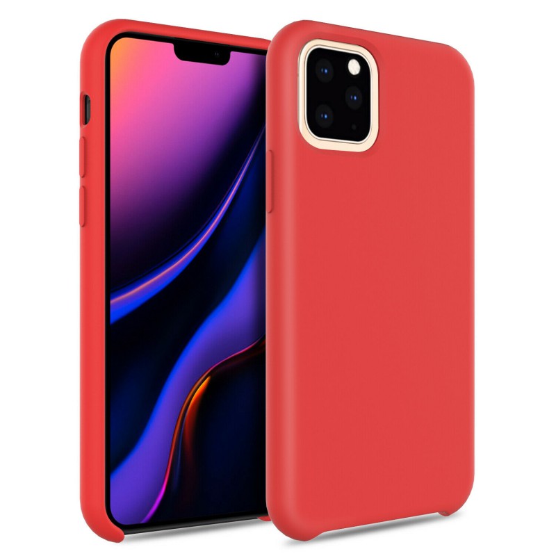 Θήκη Real Smooth Silicone Apple iPhone 11 (6.1") Red 