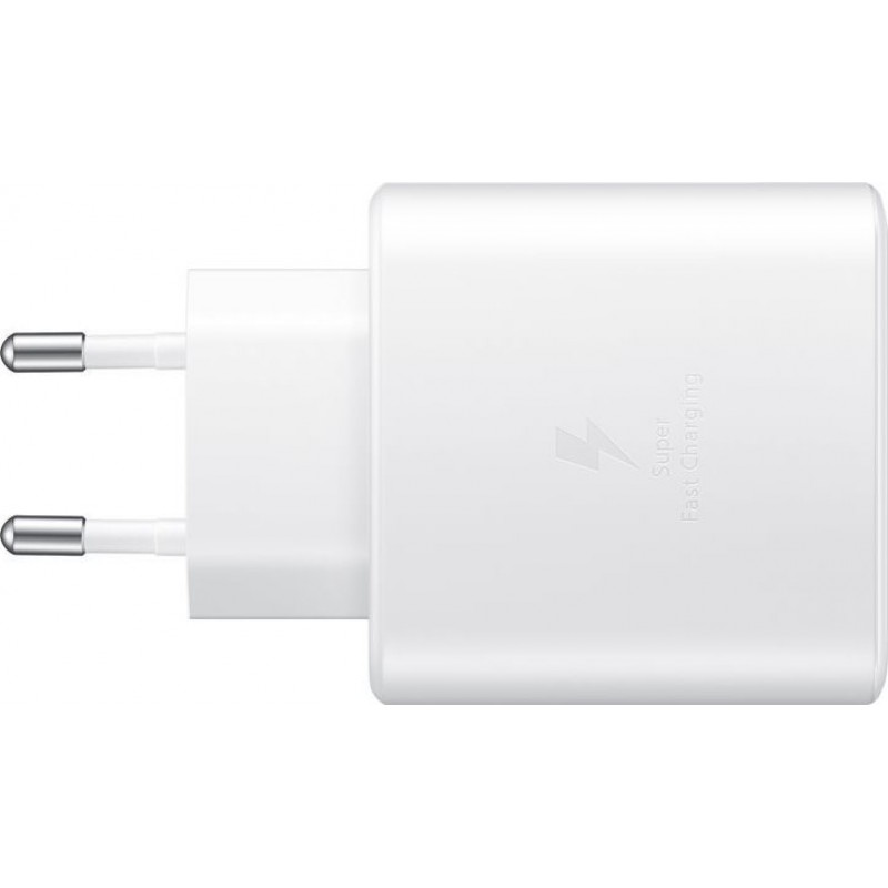Φορτιστής Ταξιδιού Samsung Wall Adapter EP-TA845XWEGWW & Καλώδιο Type-C 45W Fast Charge White (Original Bulk)