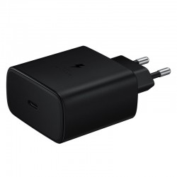Φορτιστής Ταξιδιού Samsung Wall Adapter EP-TA845XBEGWW & Καλώδιο Type-C 45W Fast Charge Black (Original Bulk)