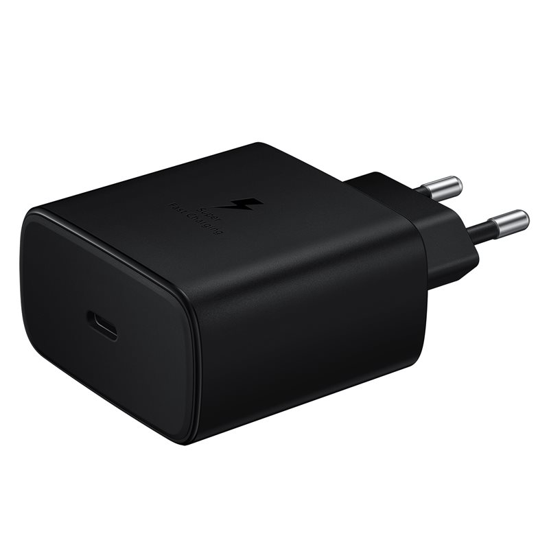 Φορτιστής Ταξιδιού Samsung Wall Adapter EP-TA845XBEGWW & Καλώδιο Type-C 45W Fast Charge Black (Original Bulk)