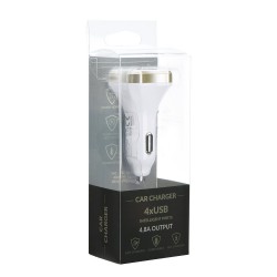 Φορτιστής Αυτοκινήτου QWE Car Charger CT-CC02 3xUSB 4.8A Black