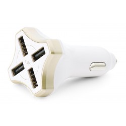 Φορτιστής Αυτοκινήτου QWE Car Charger CT-CC03 4xUSB 4.8A White