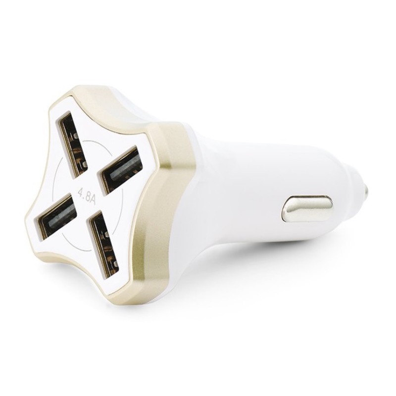 Φορτιστής Αυτοκινήτου QWE Car Charger CT-CC03 4xUSB 4.8A White