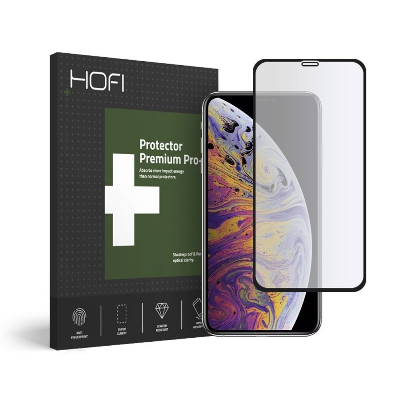 Γυαλί Προστασίας Hofi Apple iPhone 15 (6.1") Tempered Glass Pro+ 9H AntiCrash/AntiShock Black